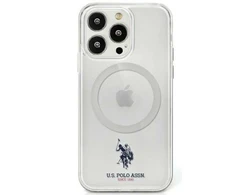 Us Polo Assn US Polo USHMP15SUCIT Apple iPhone 15 / 14 / 13 6.1" dėklas telefonui skaidrus MagSafe Collection