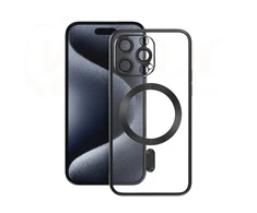 Vmax Galvaninis Mag TPU dėklas skirtas iPhone 14 Pro Max 6,7" juodas