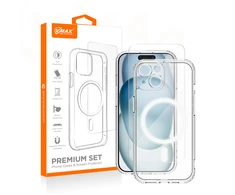 Vmax dėklas + apsauginis stiklas 2,5D premium Apple iPhone 16 Plus 6,7"