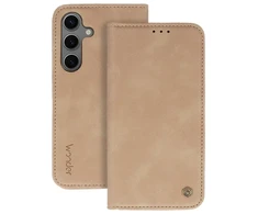 Wonder Smart dėklas skirtas Samsung Galaxy M35 5G cappuccino