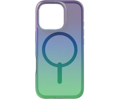 ZAGG Milan Snap Dėklas su MagSafe, skirtas iPhone 16 Pro – žalia/violetinė
