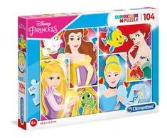 Clementoni Dėlionė 104 vnt. - Princesės