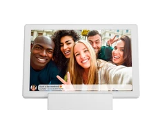 Nuotraukų rėmelis Denver Frameo PFF-1070W 10.1" Digital Frame - baltos spalvos