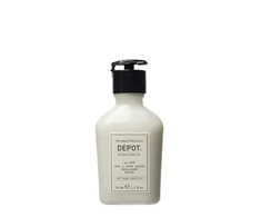 „Depot 400 Shave Specifications No. 402“ raminamasis skystis prieš ir po skutimosi su eteriniais aliejais, 50 ml