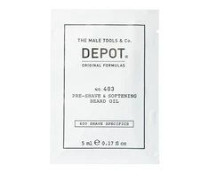 Depot 400 Shave Specifics No. 403 Fresh Juodas Pepper Softening Pre-Shaving Oil, 5 ml