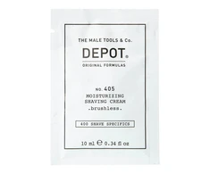 „Depot 400 Shave Specifications No. 405“ drėkinamasis skutimosi kremas su alantoinu, 10 ml