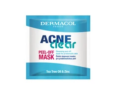 Dermacol AcneClear Peel-Off Mask veido kaukė moterims, 8 ml