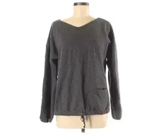 Dermacol Gap Body Pullover Sweater: Gray Solid Tops - Size Medium