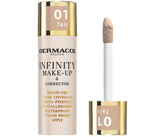 Dermacol Infinity makiažo korektorius ir makiažas 2.5 Vanilės skonio 20 g