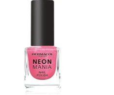 Dermacol Neon Mania Nagų lakas Shade 5 Bubblegum Rožinė 5 Ml