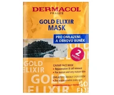 Dermacol Zen Gold Eliksyras maitinanti veido kaukė su ikrais 2 x 8 ml