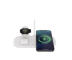Devia belaidis įkroviklis 3in1 Smart 15W baltos spalvos