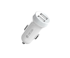 Įkroviklis automobilinis Devia Idrawer Lightning baltas