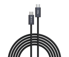 "Devia" kabelis Extreme EC652 PD USB-C - USB-C 2,0 m 240W juodas