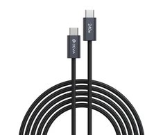 "Devia" kabelis Extreme EC652 PD USB-C - USB-C 2,0 m 240W juodas