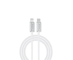 Devia kabelis Extreme EC654 PD USB-C - Lightning 1,5 m 27W 3A baltos spalvos