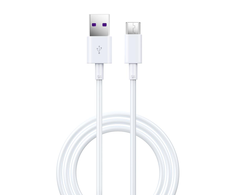Devia kabelis Shark EC306 USB - USB-C 1,5 m 5A baltos spalvos