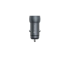 Canyon Devia automobilinis įkroviklis Extreme PD QC 3.0 30W + 18W 1x USB 1x USB-C pilkos spalvos