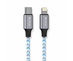 Devia kabelis Vogue PD USB-C - Lightning 1,0 m 20W 3A vamzdis