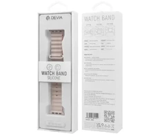 Devia apyrankė Deluxe Sport6 skirta Apple Watch 38mm/ 40mm/ 41mm juodos spalvos geltonos spalvos