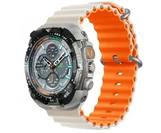 Devia apyrankė Deluxe Sport6 skirta Apple Watch 38mm/ 40mm/ 41mm starlight oranžinės spalvos