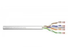„Digitus Patchcord“ laidas, 6 kat., U/UTP, gijos, AWG 26/7, LSOH, 100 m, rutulys, kartonas.