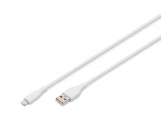 Digitus Kabelis USB DIGIT Lightning - USB-A 1 m Baltas (AK-600108-010-W)