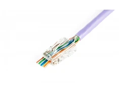 Digitus RJ45 kištukas (8P8C) praėjimas DIGITUS cat.5e neekranuotas, AWG 26-24, pakuotė 100 vnt.