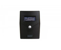 „Digitus“ interaktyvus nepertraukiamo maitinimo šaltinis (UPS) su LCD ekranu, 600 VA / 360 W, 1 x 12 V / 7 Ah, AVR, 2 x Schuko CEE 7/3
