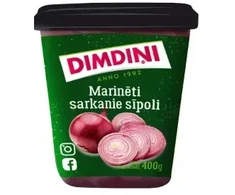DIMDIŅI Marinēti sarkanie sīpoli , 400g