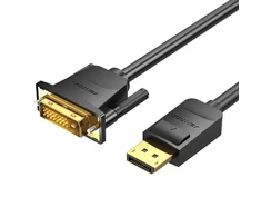 Vention DisplayPort į DVI kabelis 2 m ventiliacija HAFBH (juodas)