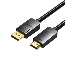 Vention DisplayPort į HDMI kabelis 3 m ventiliacijos HADBI (juodas)