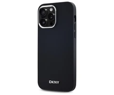 DKNY DKHMP14XPSCMCLK Apple iPhone 14 Pro Max 6.7" dėklas telefonui juodos spalvos Plain Logo MagSafe