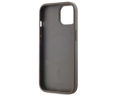 DKNY DKHMP15MPCPVSLE Apple iPhone 15 Plus 6.7" dėklas telefonui pilkos spalvos Leather Checkered Mono Pattern MagSafe