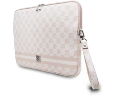 DKNY Dėklas kompiuteriui DKCS14PVSHLP 14″ rožinės spalvos Checkeraudonos spalvos Pattern Printed Stripes