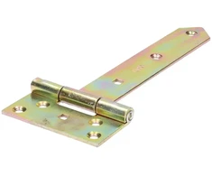 DMX Gate hinge ZB 200x45x90x3.0 mm steel, brass-plated