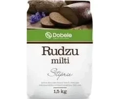 Dobeles Dzirnavnieks Rudzu milti Stiprie DOBELE, 1.5kg
