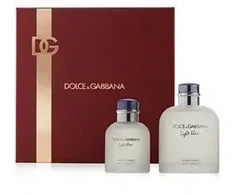 Dolce&amp;Gabbana Šviesiai mėlynas Pour Homme - EDT 200 ml + EDT 75 ml