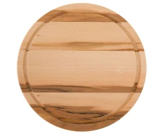 Medinė apvali pjaustymo lenta Woody 24 cm DOMOTTI