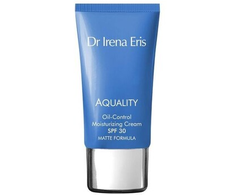 Dr Irena Eris Aquality Oil-Control Moisturizing Kreminis SPF 30 matinį efektą suteikiantis veido kremas, 50 ml