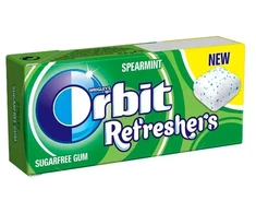 Dražejas ORBIT Refresher's Spearmint 15,6g