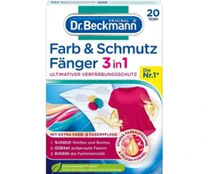 Dr_Beckmann Skalbinių servetėlės saugančios spalvą ir sugeriančios purvą DR.Beckmann 20vnt
