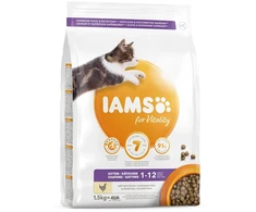 Sausā barība kaķēniem – IAMS CAT KITTEN CHICKEN, 1.5kg