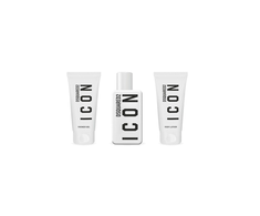 Dsquared2 Dsquared 2 Icon Set rinkinys moterims (EDP, 50 ml + dušo želė, 50 ml + kūno losjonas, 50 ml)