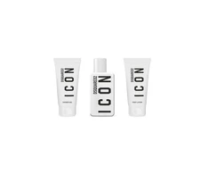 Dsquared2 Dsquared 2 Icon Set rinkinys moterims (EDP, 50 ml + dušo želė, 50 ml + kūno losjonas, 50 ml)