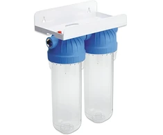 Dvigubas filtro korpusas USTM FS2 EMI 10" 1/2" jungtis