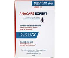 Ducray Anacaps Expert Reaccional maisto papildas nuo plaukų slinkimo 3x30 vienetų