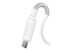 Sieninis įkroviklis Dudao A2EUL 2x USB su Lightning kabeliu (baltas)