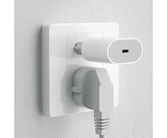 Dudao A14EUC PD 20W USB-C laidinis įkroviklis su kabelis – baltos spalvos
