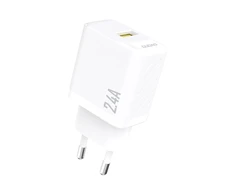 Dudao A23 2.4A USB-A įkroviklis – baltos spalvos